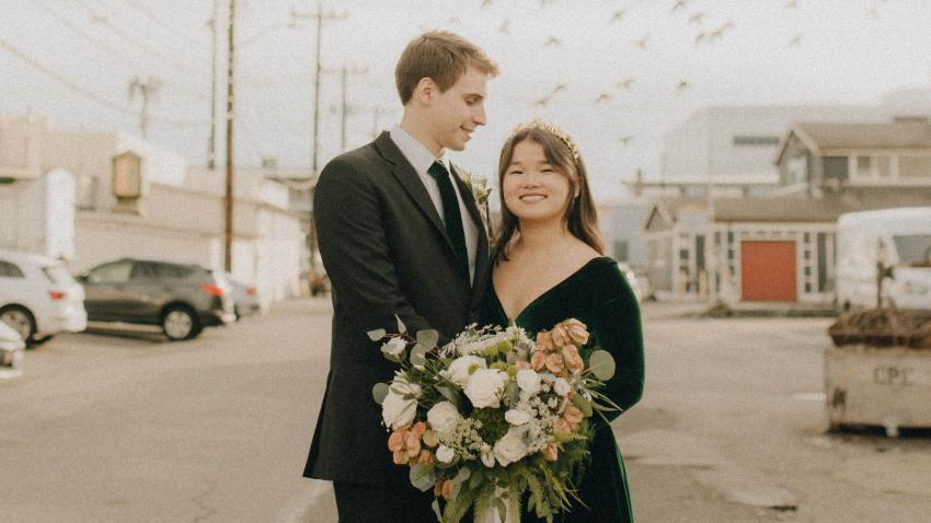 Newlyweds Reflect on Time at Georgia Tech, Wedding with Fellow Yellow Jackets