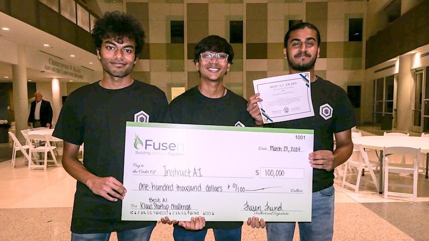 Students Win Klaus Startup Challenge, Dive into $5B Market with AI-driven Teaching Tool